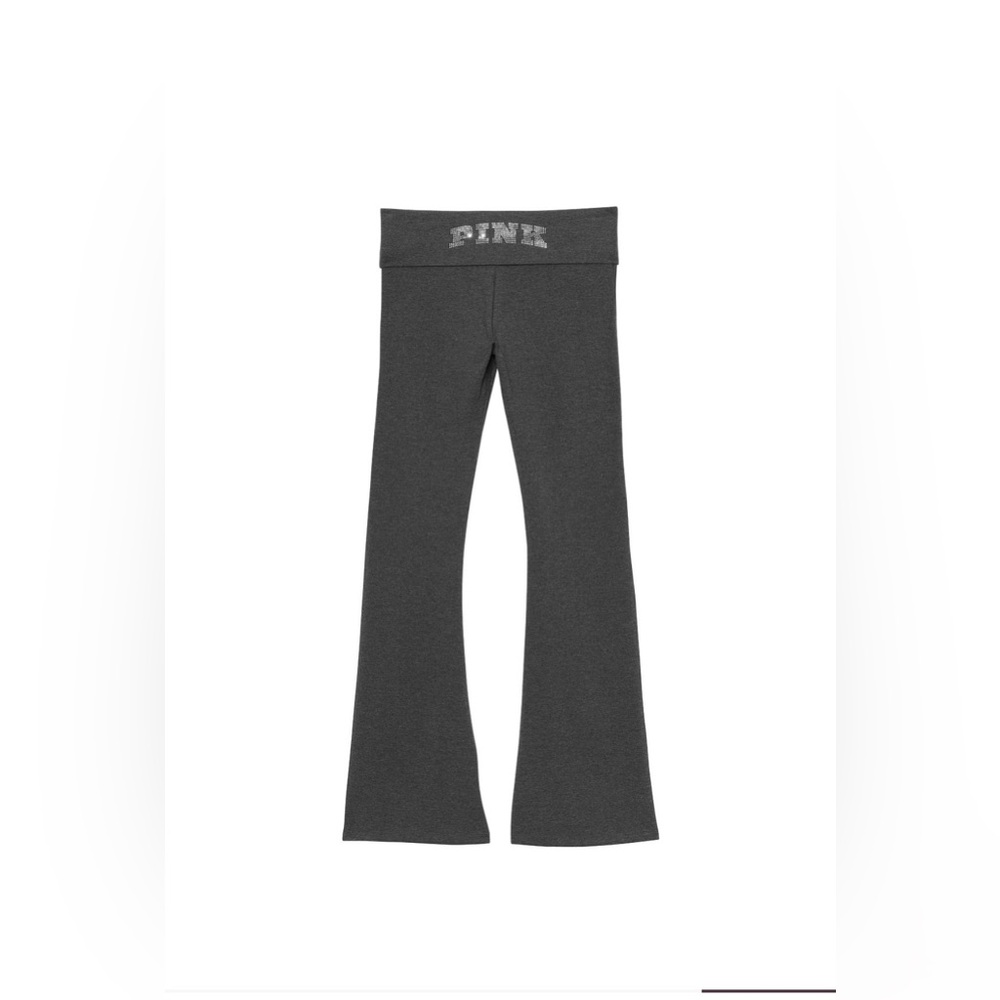 PINK Victoria's Secret Gray Flare Pants